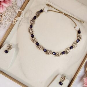 Amethyst String Choker Set