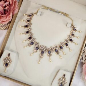 Pearl Muse Amethyst Choker Set