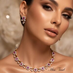 Ruby Sleek Choker Set