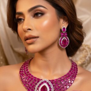 Royal Ruby Chunky Choker