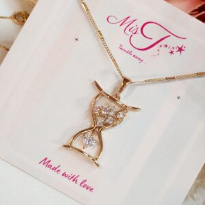 Precious Time Moment Pendant Necklace Chain