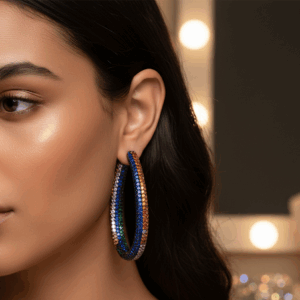 Multi Clover Hoop Earrings