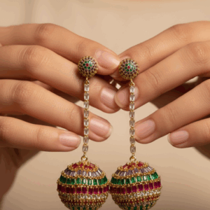 Multi Disco ball Handing Dangler Earrings