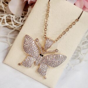 Massive Butterfly Pendant Chain