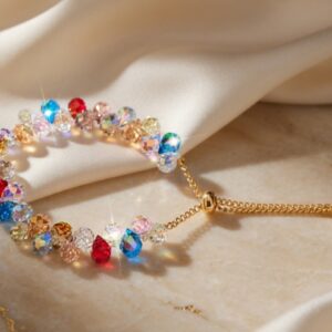 Rainbow Aurora Glow Dori Bracelet - Adjustable To Any Size