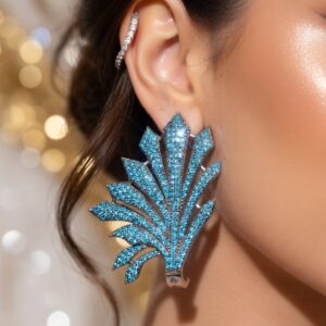 Feroza Nano Setting Wings Earrings