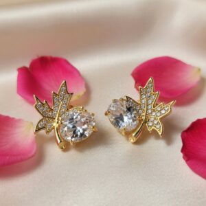 Precious Leaf Studs