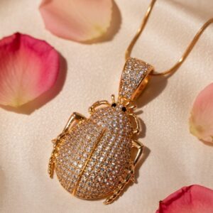 Adorable Gold Plated Pendant Chain