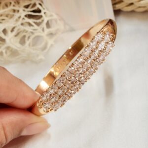 Premium Solitaire Lines Side Openable bracelet