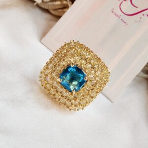 Blue Majesty Statement Ring