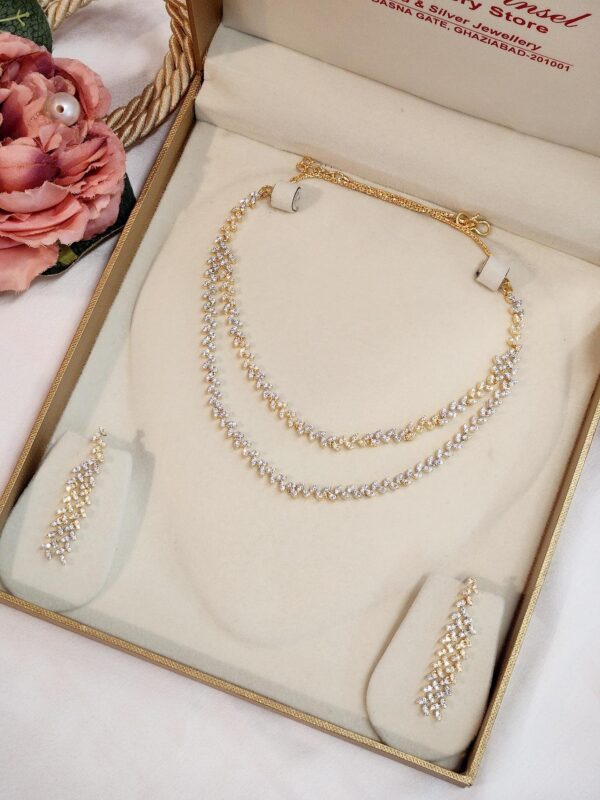 Double Layer Fine Look Necklace