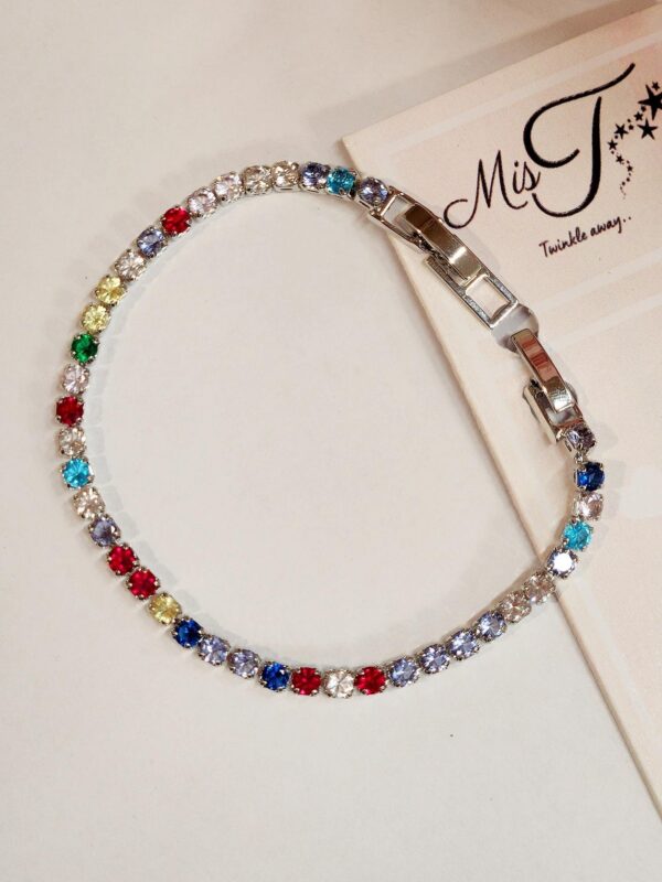 Light Multi Colour Sleek Bracelet