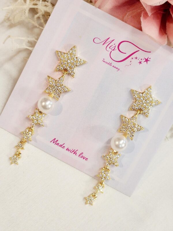 Star Pearl Earrings