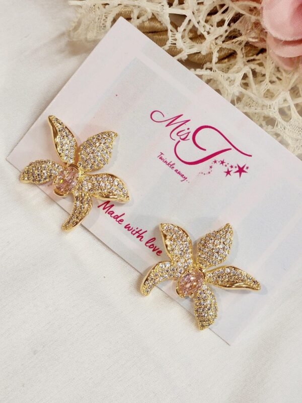 Blush Pink Bloom Studs