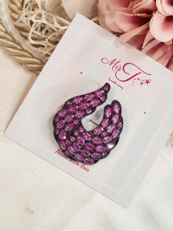 Royal Ruby Flame Brooch