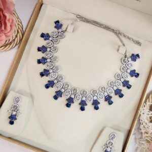 Sapphire Blue Lavish Choker Set