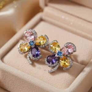 Prestige Glow Multi Cubic Zirconia Studs