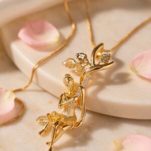 Eternal Fairy Charm Pendant Necklace Chain