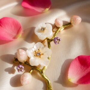 Flora Gentle Nostaligia Brooch Pin Party wear