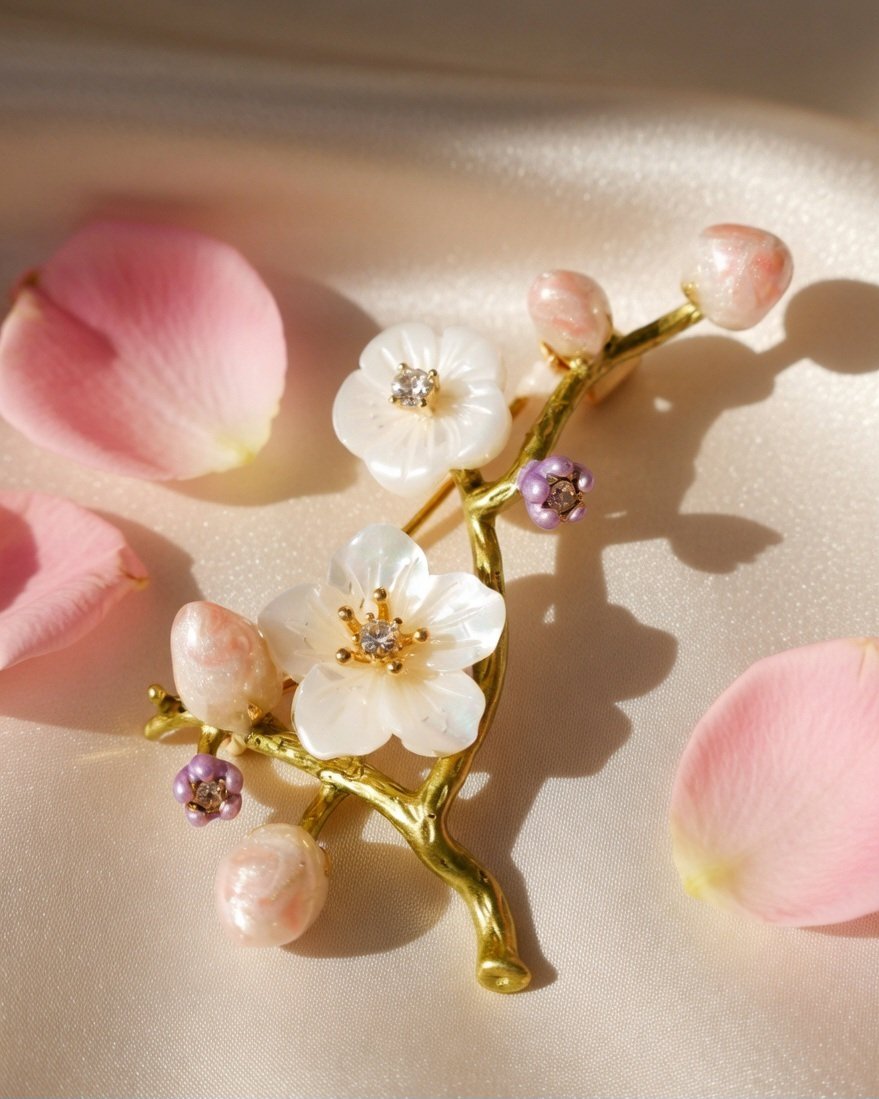Flora Gentle Nostaligia Brooch Pin Party wear - Image 2