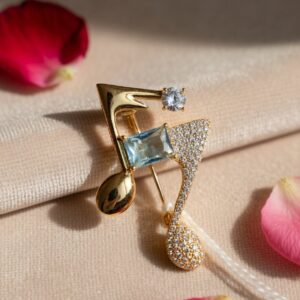 Musical Note Brooch