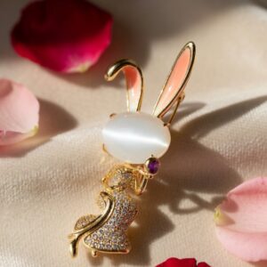 Cute Rabbit Concept Brooch