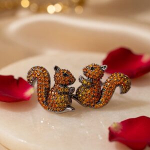 Chip & Dale Rust Stud Earrings