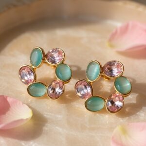 Pastel Aura Stud Earrings