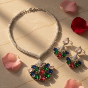 Rainbow Spark Multi Colour Neckwear Set