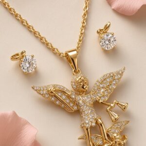 Bird peck Pendant Set
