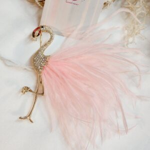 Peacock HeartPrints Brooch Pin Party wear