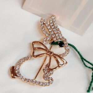 Timeless Rabbit Brooch Pin Party wear