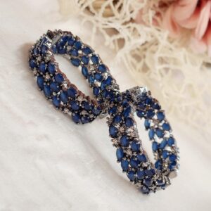 Sapphire Blue Class Hoops