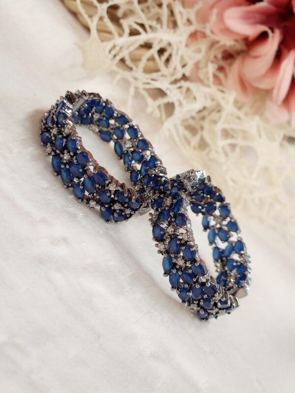 Sapphire Blue Class Hoops