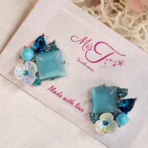 Firoza Bloom Studs