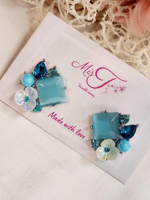 Firoza Bloom Studs