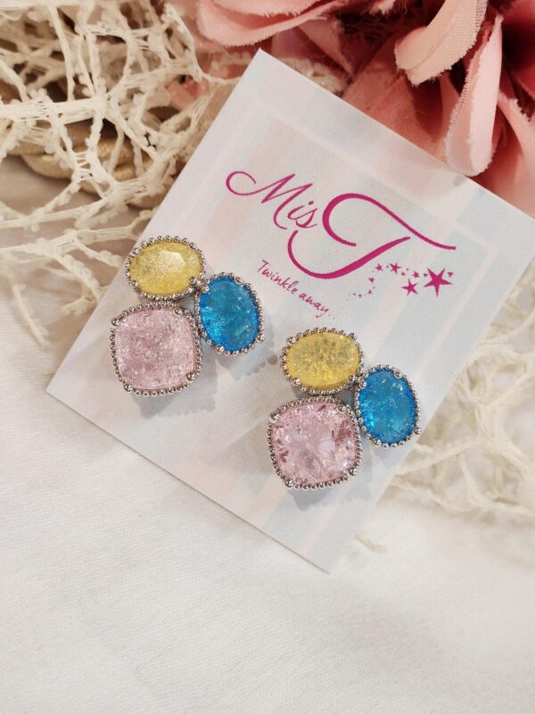 Icy Doublet Pastel Studs