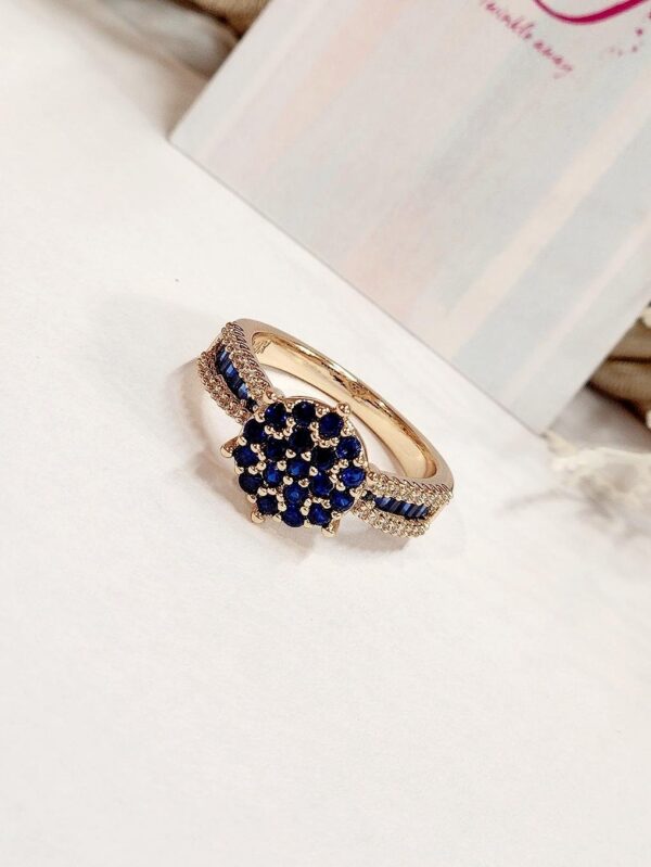Sapphire Blue Constellation Ring (size 6)