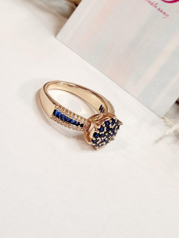 Sapphire Blue Constellation Ring (size 6) - Image 2