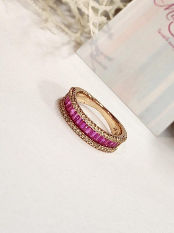 Royal Ruby Band Ring (size 6,)