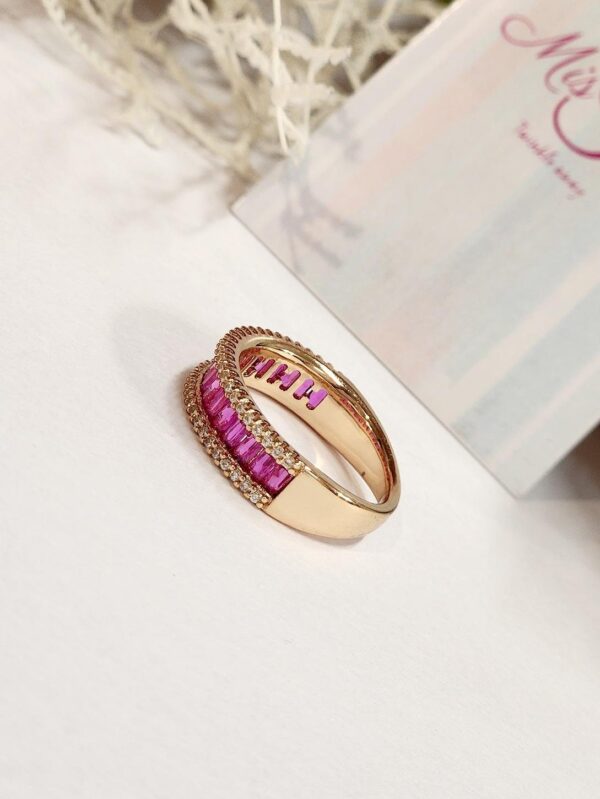 Royal Ruby Band Ring (size 6,) - Image 2