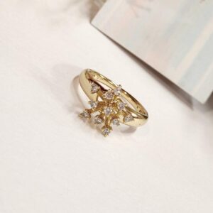 Bling Bloom Ring (size 6,size 7)