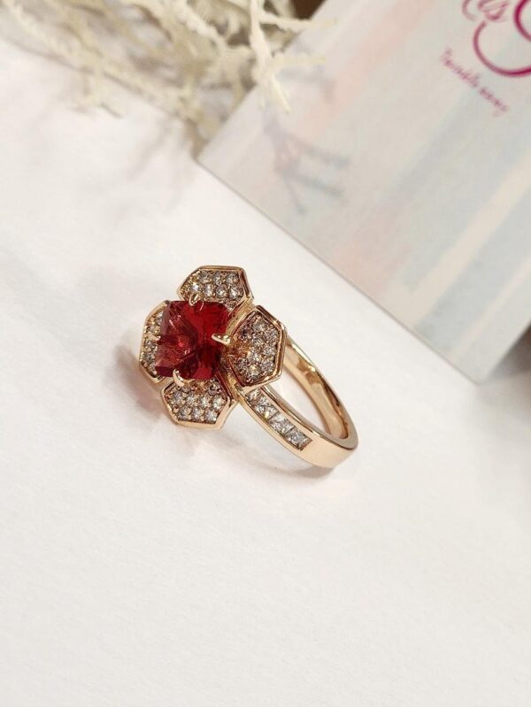 Red Clover Ring (size 7,size 8) - Image 2