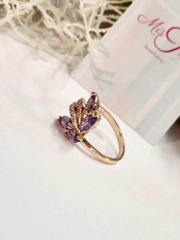 Lilac Petal Ring (size 7) - Image 2