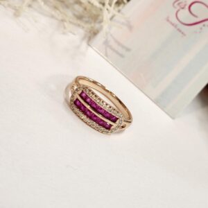Royal Ruby Band Ring (size 9)