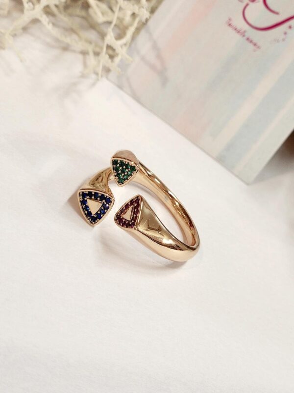 Multi Colour Nano Setting Ring (size 9) - Image 2