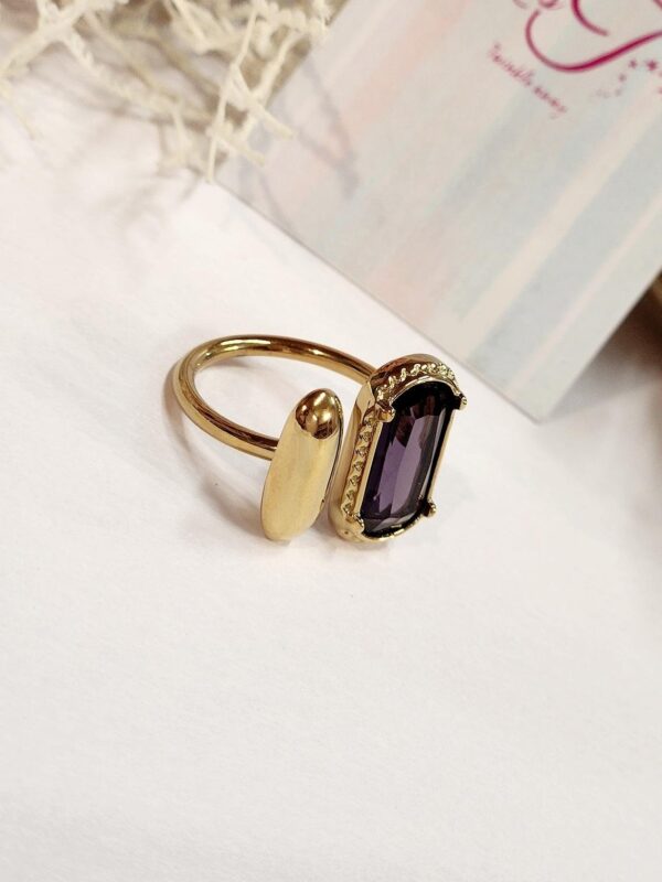 Amethyst Nugget Ring (Adjustable) - Image 2