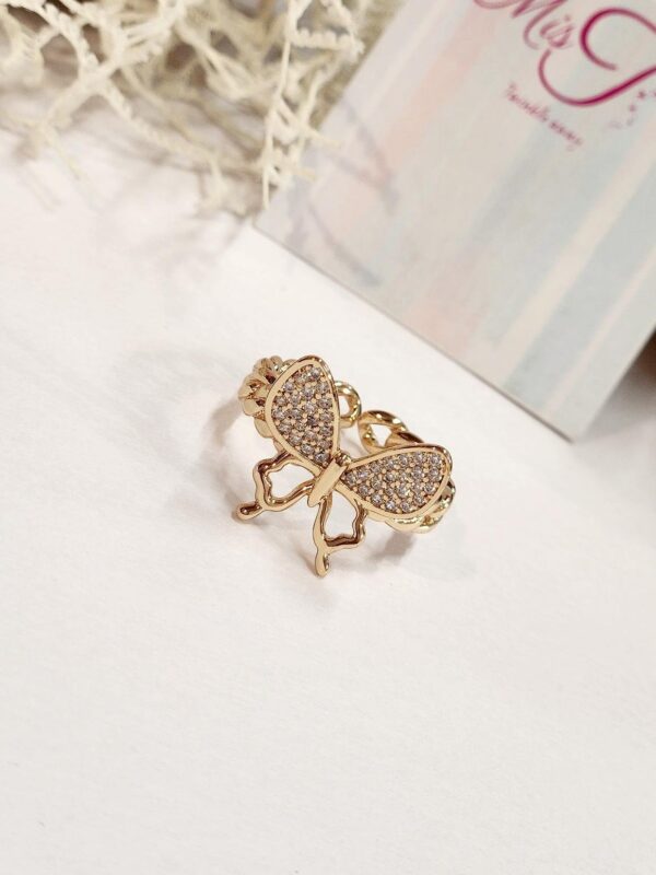 Butterfly Spiral Band Ring(Adjustable)