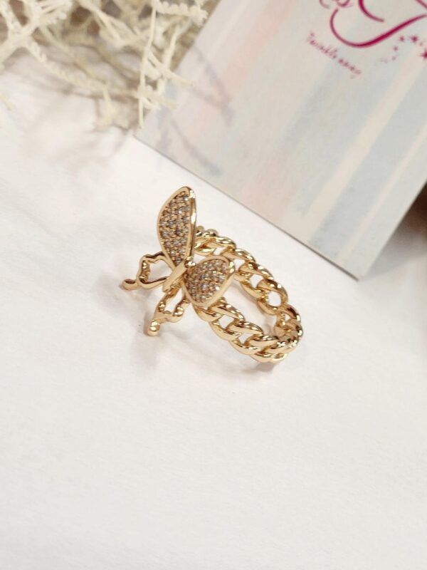 Butterfly Spiral Band Ring(Adjustable) - Image 2