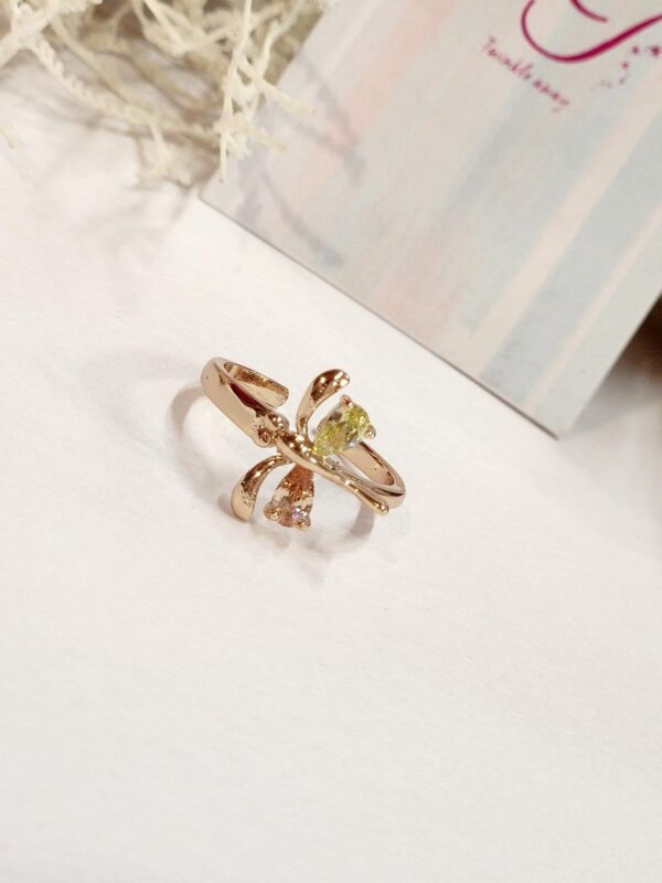 Dainty Fly Band Ring (Adjustable)
